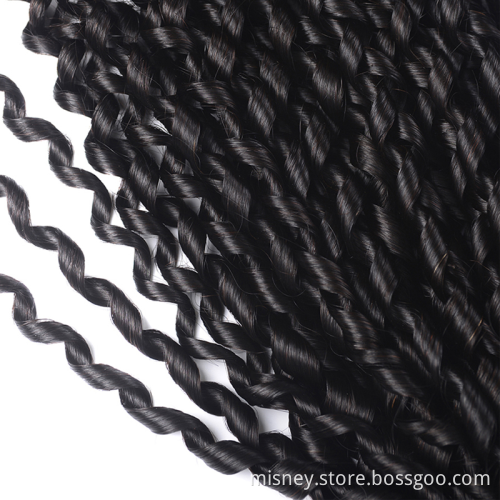 Spring Curly Hair Brazilian Hair Weave Bundles 100% Human Hair Extensions Curly Hair Natural Color 8-26 Inch Misney Deals
